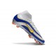 Chaussure de Foot Nike Mercurial Superfly X Elite FG Argent Bleu Jaune