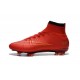 2015 Chaussures Mercurial Superfly IV FG Nouvelle Rouge Or Noir