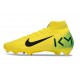 Chaussure de Foot Nike Mercurial Superfly X Elite FG Jaune Noir Vert