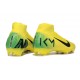 Chaussure de Foot Nike Mercurial Superfly X Elite FG Jaune Noir Vert