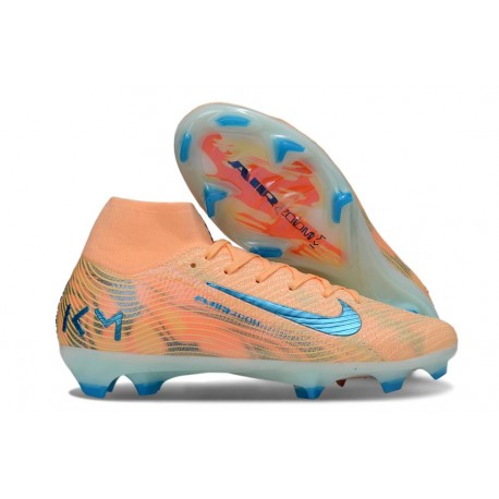 Chaussure de Foot Nike Mercurial Superfly X Elite FG KM Orange Bleu