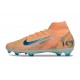 Chaussure de Foot Nike Mercurial Superfly X Elite FG KM Orange Bleu
