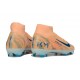 Chaussure de Foot Nike Mercurial Superfly X Elite FG KM Orange Bleu
