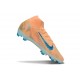 Chaussure de Foot Nike Mercurial Superfly X Elite FG KM Orange Bleu