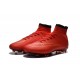 2015 Chaussures Mercurial Superfly IV FG Nouvelle Rouge Or Noir