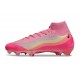 Chaussure de Foot Nike Mercurial Superfly X Elite FG Air Max 95 Rose