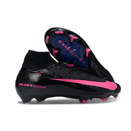 Chaussure de Foot Nike Mercurial Superfly X Elite FG Noir Rose