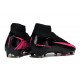 Chaussure de Foot Nike Mercurial Superfly X Elite FG Noir Rose