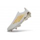 Adidas F50 + Laceless FG Neuf Blanc Or