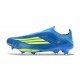 Adidas F50 + Laceless FG MESSI Equipe Bleu Royal Jaune Solaire Bleu Semi Eclatant