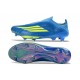 Adidas F50 + Laceless FG MESSI Equipe Bleu Royal Jaune Solaire Bleu Semi Eclatant