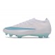 Chaussure Nike Zoom Mercurial Vapor 17 Elite FG Blanc Bleu