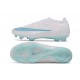 Chaussure Nike Zoom Mercurial Vapor 17 Elite FG Blanc Bleu