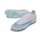 Chaussure Nike Zoom Mercurial Vapor 17 Elite FG Blanc Bleu