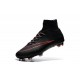 2015 Chaussures Mercurial Superfly IV FG Nouvelle Rouge Noir