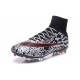 Chaussures Mercurial Superfly IV FG Nouvelle Pas Cher Léopard Blanc Rouge Noir