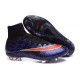 Chaussures Mercurial Superfly IV FG Nouvelle Pas Cher Léopard Violet Noir Rouge