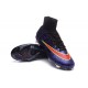 Chaussures Mercurial Superfly IV FG Nouvelle Pas Cher Léopard Violet Noir Rouge