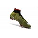 2015 Homme Chaussures Football Mercurial Superfly FG Volt Noir Blanc Multicolore