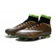 Chaussures Mercurial Superfly IV FG Nouvelle Pas Cher Vert Noir Blanc Multicolore