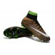 Chaussures Mercurial Superfly IV FG Nouvelle Pas Cher Vert Noir Blanc Multicolore