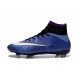 Chaussures Mercurial Superfly IV FG Nouvelle Pas Cher Violet Noir Blanc Multicolore