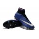 Chaussures Mercurial Superfly IV FG Nouvelle Pas Cher Violet Noir Blanc Multicolore