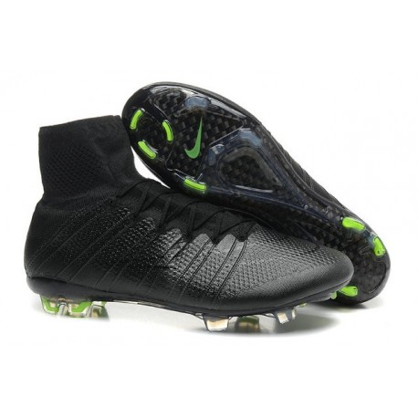 2015 Homme Chaussures Football Mercurial Superfly FG Noir Volt