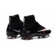 2015 Homme Chaussures Football Mercurial Superfly FG CR7 Lava Noir Rouge