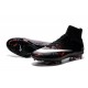 2015 Homme Chaussures Football Mercurial Superfly FG CR7 Lava Noir Rouge