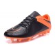 2015 Nike Hypervenom Phinish II FG Homme Cuir Orange Noir