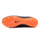 2015 Nike Hypervenom Phinish II FG Homme Cuir Orange Noir