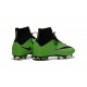 2015 Homme Chaussures Football Mercurial Superfly FG Vert Noir