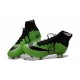 2015 Homme Chaussures Football Mercurial Superfly FG Vert Noir