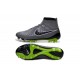 Nouvelle Homme Cramspon de Foot Nike Magista Obra FG Gris Noir Vert