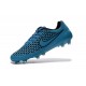 Chaussure De Football Nike Magista Opus FG Sol Dur Pour Homme Bleu Turquoise Noir