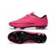 2015 Crampons de Foot Nike Mercurial Vapor X FG Homme Hyper Rose Noir
