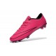 2015 Crampons de Foot Nike Mercurial Vapor X FG Homme Hyper Rose Noir