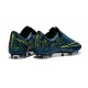 Chaussures de Football Nike Mercurial Vapor 10 FG Bleu Noir Volt