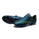 Chaussures de Football Nike Mercurial Vapor 10 FG Bleu Noir Volt