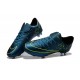 Chaussures de Football Nike Mercurial Vapor 10 FG Bleu Noir Volt