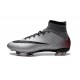 2016 Homme Chaussures Football Mercurial Superfly FG CR 500 Argenté Gris Noir Rouge