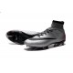 2016 Homme Chaussures Football Mercurial Superfly FG CR 500 Argenté Gris Noir Rouge