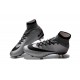 2016 Homme Chaussures Football Mercurial Superfly FG CR 500 Argenté Gris Noir Rouge