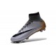 2016 Homme Chaussures Football Mercurial Superfly FG CR7 500 Argenté Gris Noir Or