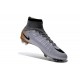 2016 Homme Chaussures Football Mercurial Superfly FG CR7 500 Argenté Gris Noir Or