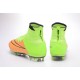 Chaussures Mercurial Superfly IV FG Nouvelle Pas Cher Cuir Beige Noir Volt