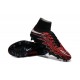 Nouvelles chaussures Nike HyperVenom Phantom II FG Football Crampons Lewandowski Blanc Rouge Noir