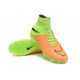 Hommes Nike HyperVenom Phantom II FG Chaussures de football ACC Cuir Beige Noir Volt
