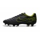 Nouveau Chaussures Nike Tiempo Legend V FG Homme Anthracite Noir Volt